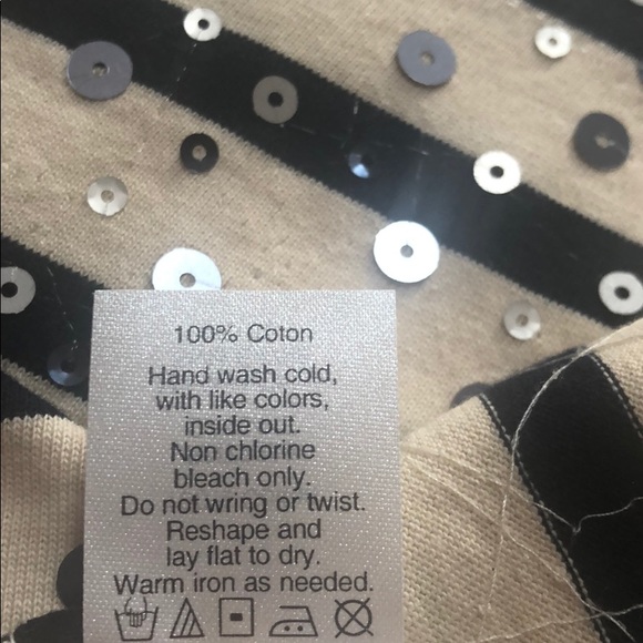 ⬇️NWT J Crew Sparkling Striped Top - Picture 6 of 6